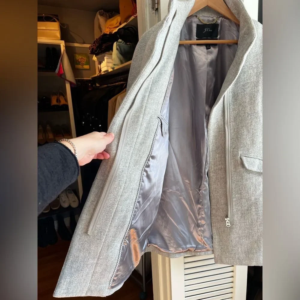 J. Crew Cocoon Stadium Cloth Coat - Picture 11 of 16